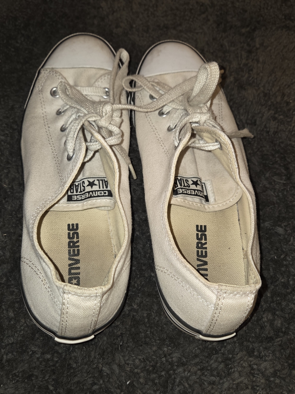 Converse All Star Low Top Sneakers in Off-White